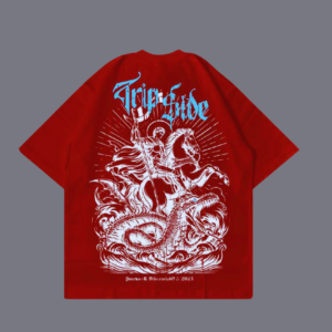 Camiseta Oversized Trip Side Wear Vermelha - Image 1