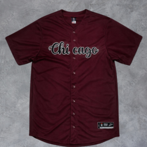 Camiseta Baseball Chicago Vinho