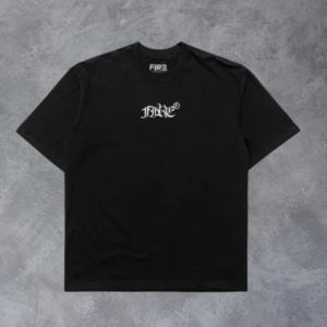 Camiseta Oversized Burning Bloc (Preto) - Imagem 3