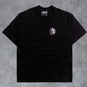 Camiseta Oversized Fire Moon Around The City (Preto) - Imagem 2