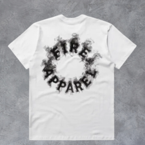 Camiseta Premium Fire Circle Smoke (Branco) - Imagem 1