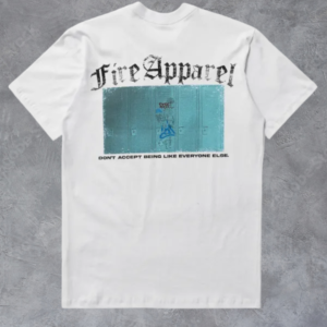 Camiseta Premium Fire Don´t Accept (Branco)