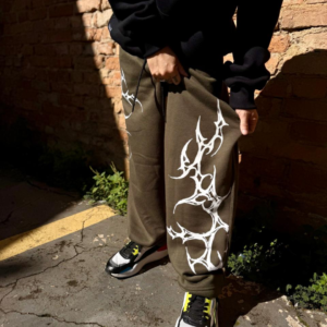 Calça Moletom Trip Side verde musgo