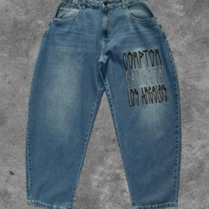 Calça barrel compton wear