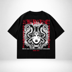 Camiseta Oversized trip side